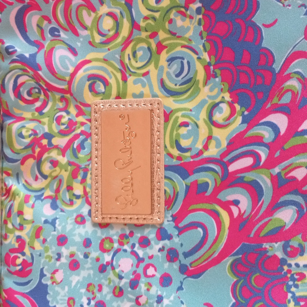 Lily Pulitzer Colorful Abstract Pattern Laptop Pouch